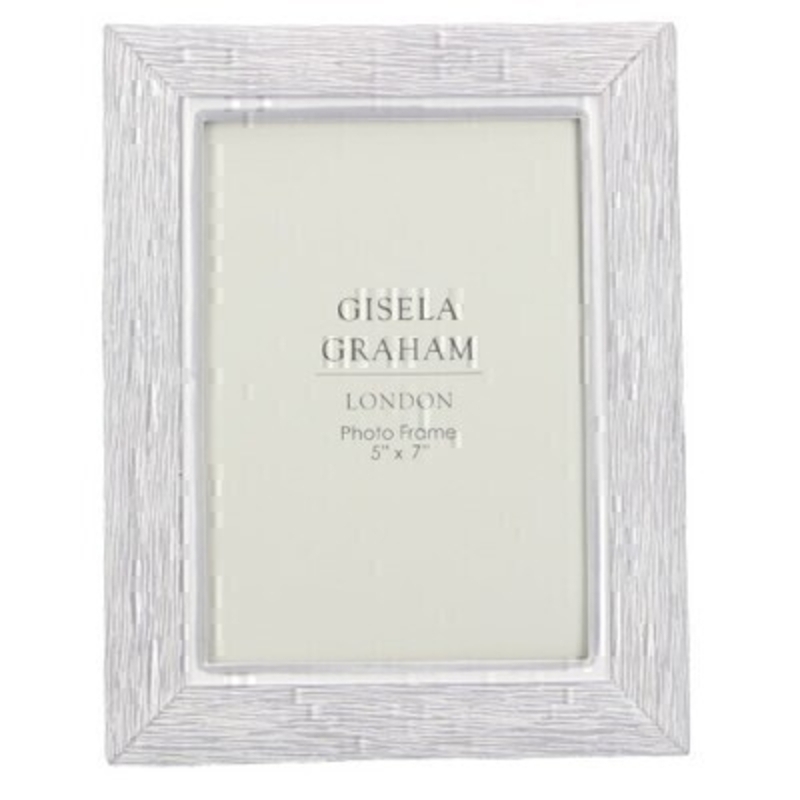 Grey Resin Wood 5x7 Picture Frame By Gisela Graham